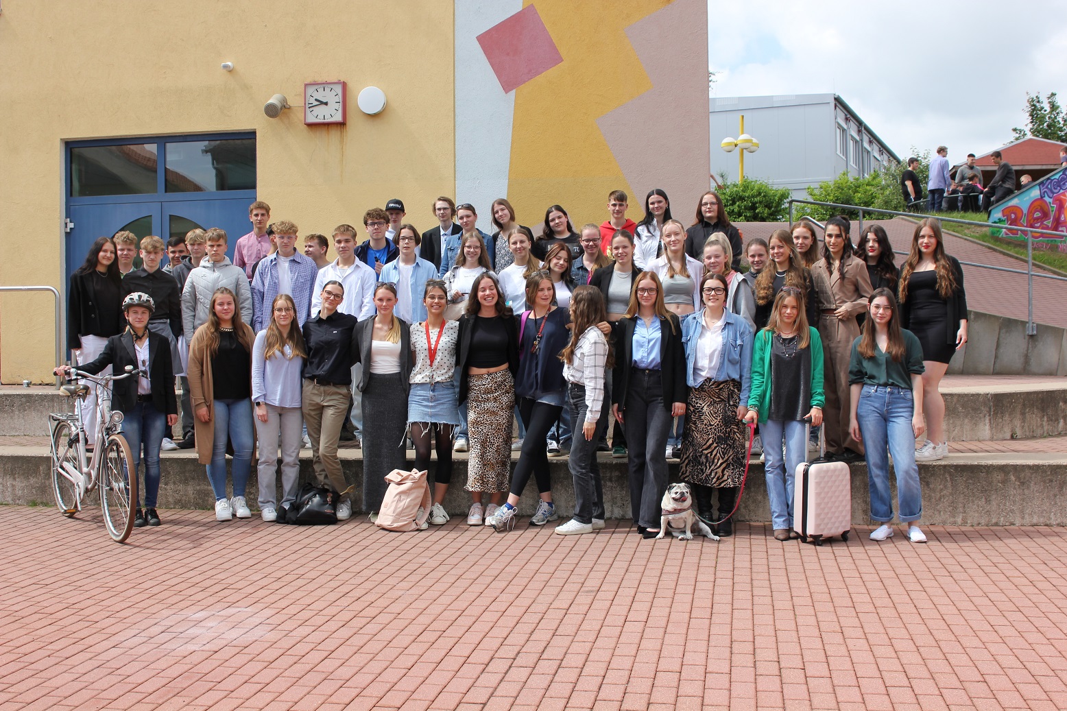 Gruppenfoto 1 Lehrer imitieren